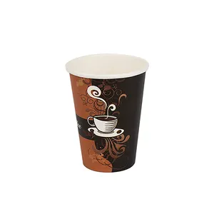 뜨거운 차가운 음료에 대 한 도매 내열성 단일 벽 종이 컵 커피 종이 안경