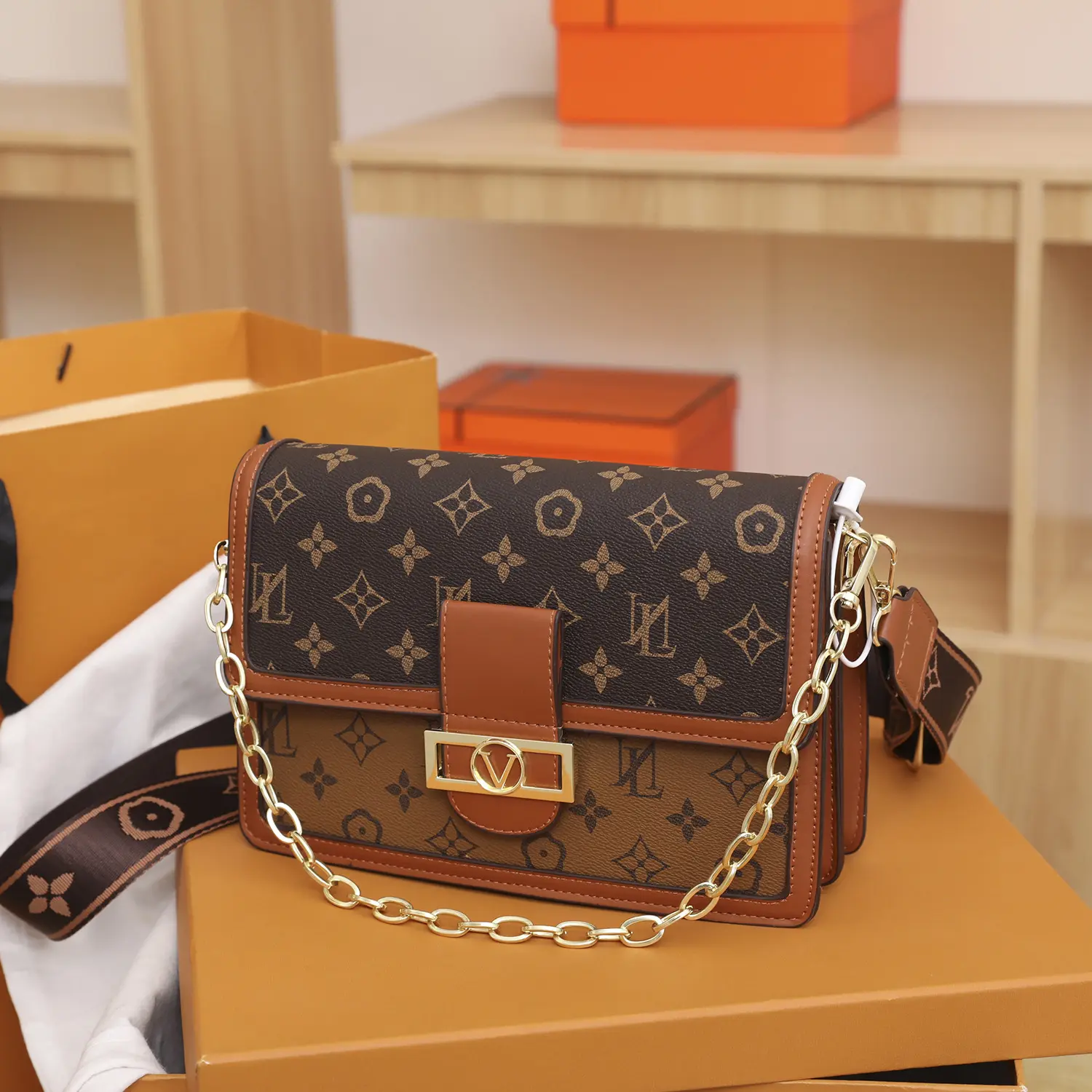 2023 New fashionable brand star girls purse handbags for women luxury simple messenger bag