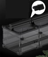 NOMOYPET Reptile UVB Tube Lampe Fluorescente Lampe Titulaire Luminaire