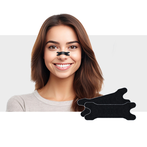 Nuevas Tiras Nasales Ce para Respirar Mejor, de Tela No Tejida Negra, Alivian Instantáneamente la Congestión Nasal, Detienen los Ronquidos, Alivian el Resfriado y las Alergias, 60x22mm - Product Image 6