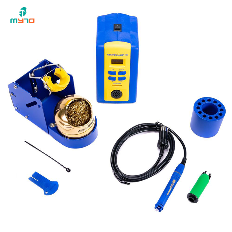 MYTO Hakko stasiun solder fx951, stasiun las dengan tampilan digital suhu konstan menghilangkan listrik statis 75W