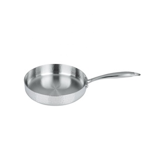 14/16/18/20Cm <span class=keywords><strong>3</strong></span> capa de oro de acero inoxidable 304 antiadherente cacerola con tapa - Product Image 3