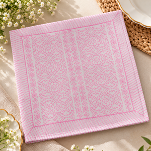Cotton Table <b>Napkins</b> With Woven Border Reusable Dining <b>Linen</b> For Restaurant Cafe Kitchen Hotel And Household Table Use - Product Image 2