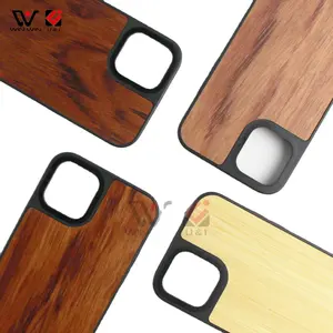 Custodia morbida antiurto in legno TPU di design alla moda originale originale per custodia per telefono iPhone 14 Pro Max