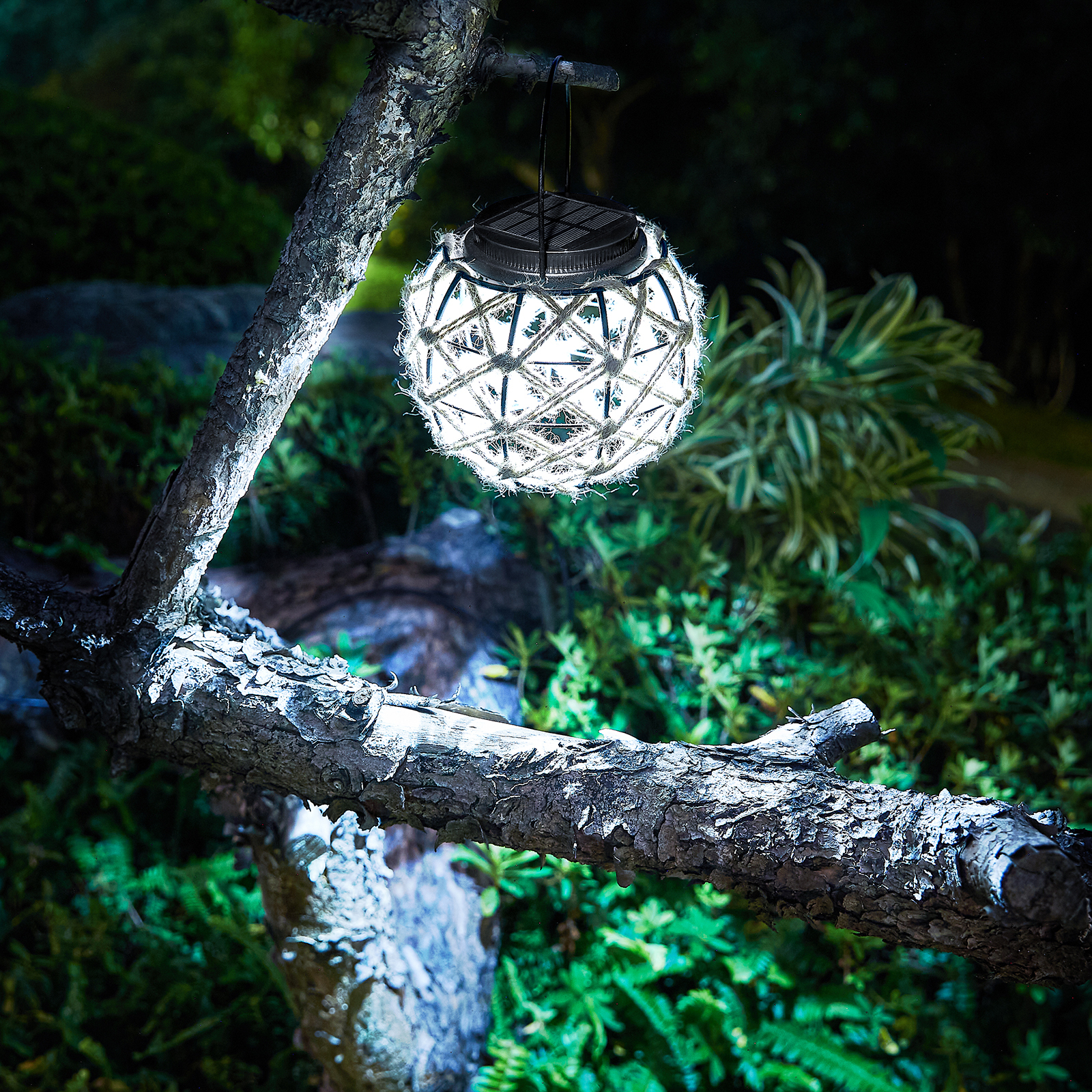 Rope Style Solar Outdoor Garden Tree Lights Pathway Outdoor Lamp 360 Lighting Decorations Ip65 Waterproof · image 3