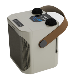 <span class=keywords><strong>Sistema</strong></span> de Karaoke Todo en Uno Portátil con Altavoz 5.4, Micrófonos Inalámbricos Dobles, Sonido Estéreo de 20W para Uso en Exteriores y Cine en Casa - Product Image 5
