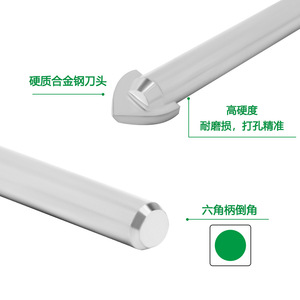 LAVIE Triangular <b>Drill</b> <b>Bit</b> <b>Set</b> 3mm 4mm 6mm 8mm 10mm For <b>Masonry</b> Tile Ceramic Wall Drilling - Product Image 4