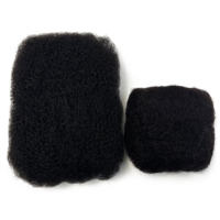 Lungo imballaggio Afro crespo alla rinfusa capelli umani Dreadlocks extension per capelli 4C per trecciatura cheveux humains