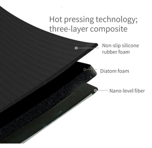 Ensemble de tapis de cuisine personnalisé <span class=keywords><strong>2</strong></span> pièces Treillis marocain Antidérapant Tapis d'intérieur/extérieur Doux Absorbant Polyester Lavable Porte de salle de bain - Product Image 3