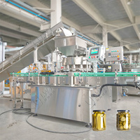 Machine de remplissage et de scellage automatique de bocaux en verre pour concombre LWT avec PLC, engrenages et moteur, pour l'emballage de bouteilles, à économie d'énergie