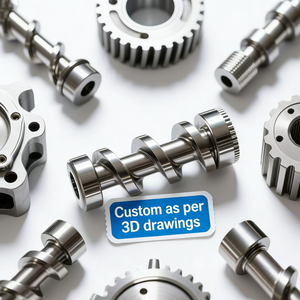 OEM <b>CNC</b> Machining Service Construction <b>Machinery</b> Parts Precision Custom 4340 Steel Crankshaft Parts Diesel Engine Crankshaft - Product Image 1