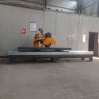 Scie à fil hydraulique multi-lames d'occasion Machine à couper les blocs de pierre Scie à pont chinoise neuve avec pompe pour marbre et granit