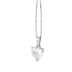 Collana con Ciondolo a Cuore per Donne, Elegante Charm d'Amore, Catena per Clavicola, Gioiello alla Moda per Uso Quotidiano, Regalo - Product Image 4
