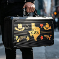 Boîte de rangement pour jetons de poker et cartes de jeu de la marque JIAYI - Texas Chip Storage Box - Fabriquée sur mesure en Chine