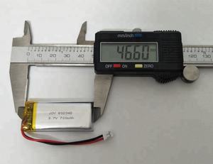 402045 502045 602045 702045 902045 102045 802045 3.7v 700mah סוללת ליתיום פולימר עם pcb ומחבר - Product Image 6