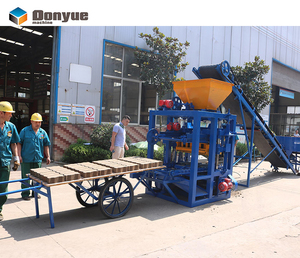 Máquina Automática para Fabricar Bloques de Tierra Comprimida Donyue QT4-25 en Venta - Product Image 5