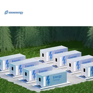 SMS Energy 2mwh 3mwh 5mwh ESS BESS 20ft Container Battery Storage For Solar Energy With Lithium Battery Container