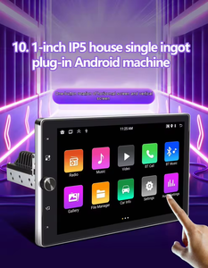 Hot bán 10 inch 1din <span class=keywords><strong>Android</strong></span> đài phát thanh xe xoay Car DVD Player 360 độ với Carplay <span class=keywords><strong>GPS</strong></span> máy nghe nhạc - Product Image 3