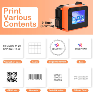 Wiseprint Tij Thông Minh Ngày Hết Hạn Máy In Phun Cầm Tay Kỹ Thuật Số Xách Tay Mini HP-WP127MN Pro Cầm Tay Máy In Phun - Product Image 5