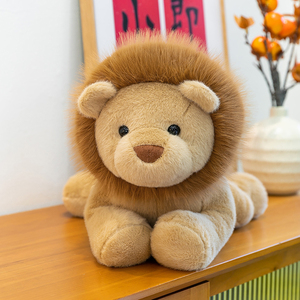 Peluche de León Cachorro Realista Personalizado - Muñeco de Peluche Realista, Lindo León de Simulación para Colección - Product Image 5