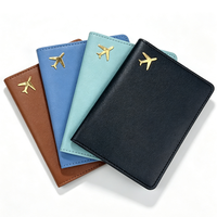 Portefeuille de voyage en cuir PU pour cartes de visite et passeports, pour femmes/hommes, avec porte-cartes de crédit, cadeau promotionnel, prix d'usine