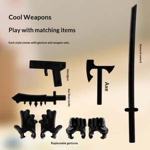 Figura Articulada de Bloques de Construcción de Plástico, Muñeco de la Suerte, <span class=keywords><strong>Robot</strong></span> Móvil Multiarticulado, Juguete Antiestrés para Bebés, Venta al por Mayor - Product Image 3