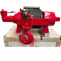 Treuil à câble à bobine libre 10 tonnes, treuil hydraulique de récupération avec embrayage pneumatique, treuil à capstan robuste pour camion, 22000 lb