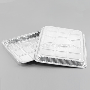 Foil Tray For Barbecue Skewers 3180ml Rectangle <b>Disposable</b> Aluminum Takeout Packaging Fast Food Box - Product Image 2