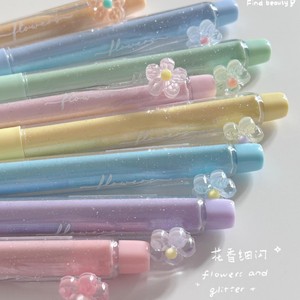 Surligneur scintillant parfumé aux fleurs Jiwushe HP7661, lot de 144 pièces, encre permanente, pointe inclinée pour journalisation et coloriage - Product Image 4