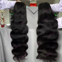 Perruques en cheveux naturels indiens, perruques frontales en dentelle de cheveux humains, perruques ondulées en cheveux naturels cambodgiens, perruques frontales en dentelle HD 13x4 13x6 pour femmes noires
