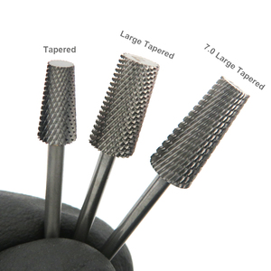 Đầu mài móng tay bằng cacbua hình côn 6.6 và 7.0, loại XF, cắt mịn, dụng cụ làm móng, dao phay, phụ kiện máy khoan móng điện - Product Image 2