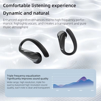Écouteurs sans fil TWS Lenovo LK40 Premium étanches BT5.4 avec crochets d'oreille pour le sport et la course, haute qualité
