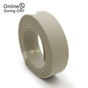 Khaki Kundenspezifisches Weiches Glattes Wasserfestes PVC-Beschichtetes Gurtband 25mm Breite Für Hundehalsband und Leine - Product Image 1