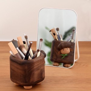 Black Walnut Wood <b>Pen</b> Holder Sheep Design Solid Wood Storage <b>Box</b> Office Desktop Ornament Gift Birthday Present - Product Image 1
