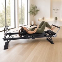FAPRE Fabricant – Lit de Pilates fiable pour la maison, machine de Pilates pliable avec cadre en acier, Reformer de studio pour l'entraînement corporel