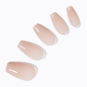 Dessing Diva โลงศพ fingnails เทียมเพิ่มขึ้นสีเบจ - Product Image 1