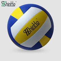 Ballon de volley-ball Shinho EU PPWR REACH Pass avec logo personnalisé, en caoutchouc écologique, excellent rebond pour l'entraînement en salle, en extérieur et sur la plage
