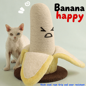 Bán buôn bởi nhà sản xuất thiết kế chuối hình dạng mạnh mẽ bền sisal dây mèo cây lâu dài thân thiện với môi trường tiết kiệm không gian - Product Image 2