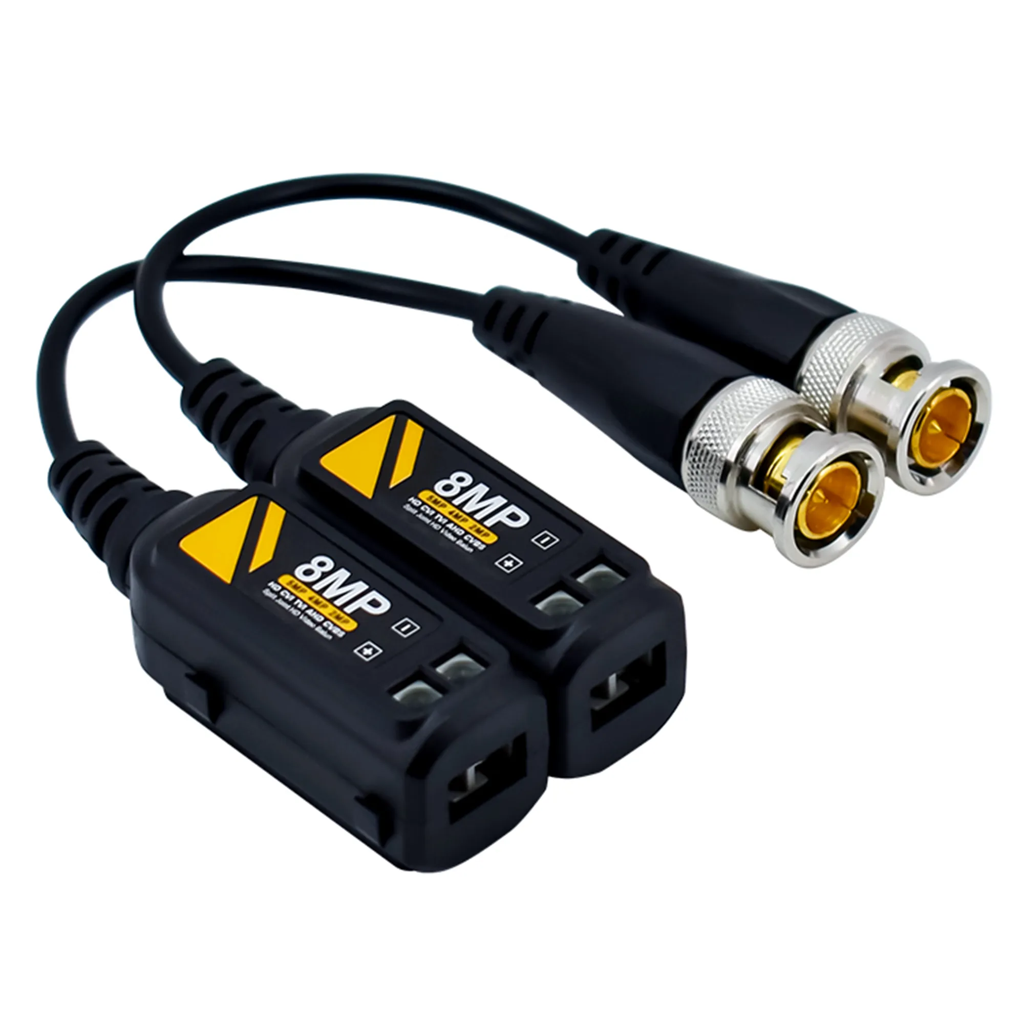 Камера видеонаблюдения Пассивный кабель BNC коннектор коаксиальный кабель адаптер 2000Ft расстояние витой кабель