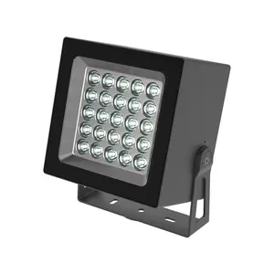 Projecteur solaire à LED couleur réglable, étanche conforme à la norme Ip66, éclairage à large faisceau, couleur RGB changeante, idéal pour l'extérieur, 60/80/120/150/180W, prix d'usine, nouveau modèle