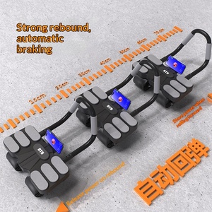 Appareil de fitness abdominal intelligent et connecté, à quatre roues, avec six points d'appui, roues en <span class=keywords><strong>ABS</strong></span>, rebond automatique, compatible application, écologique et durable - Product Image 4