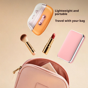 Rechargeable <b>LED</b> Light Compact <b>Mirror</b> Pocket Purse Handheld Portable Folding Small Mini Makeup <b>Mirror</b> with 3 Color Lights Switch - Product Image 5