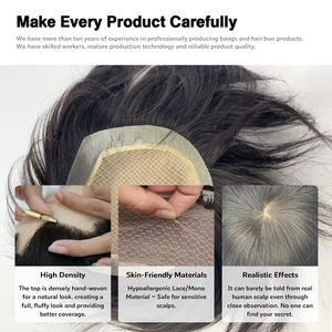 Postizo Masculino con Base de Seda, Cabello Indio, <span class=keywords><strong>Pelucas</strong></span> de Alta Densidad <span class=keywords><strong>para</strong></span> <span class=keywords><strong>Hombres</strong></span> <span class=keywords><strong>Jóvenes</strong></span>, Corto - Product Image 4