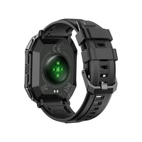 K78 GPS Smartwatch 1,95 Zoll HD-Bildschirm 1000mAh 3ATM Wasserdicht Kompass Höhenmesser BT-Anruf Robuste Outdoor-Sport-Smartwatch