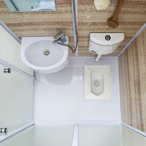 Simple Pratique Salle <span class=keywords><strong>de</strong></span> bain <span class=keywords><strong>douche</strong></span> Hôpital Hôtel Isolation Chambre toilette Rapide Intégrale Salle <span class=keywords><strong>de</strong></span> bain - Product Image 3