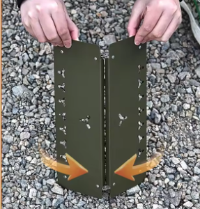 <span class=keywords><strong>Mesa</strong></span> de Camping <span class=keywords><strong>Plegable</strong></span>, Portátil y Ligera de Aluminio y Hierro para Exteriores, <span class=keywords><strong>Cocina</strong></span>, Picnic, Duradera y Ecológica - Product Image 5