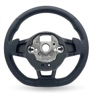 Volant de direction de voiture complet en cuir noir personnalisé pour Volkswagen <span class=keywords><strong>Golf</strong></span> MK7 GTI 7r GTD GTE - Product Image 2