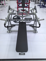 Banc de musculation horizontal isolaire Rosen de qualité supérieure pour exercices de musculation des pectoraux, en tube d'acier galvanisé de 3 mm d'épaisseur