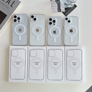 Trong suốt cho từ tính sạc TPU trường hợp điện thoại cho <span class=keywords><strong>Iphone</strong></span> 17 16 15 14pro Max chống sốc và không dây sạc với hộp bán lẻ - Product Image 1