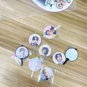 <b>Mini</b> Portable K-pop Concert Fans Handheld Cooling Fans for Idol Support Customizable Design Bulk Stock - Product Image 2